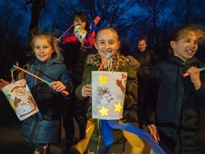 Camping laterne warmes licht